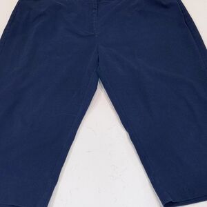 Women's Plus Size Ruby Rd Navy Blue Pants, 22W